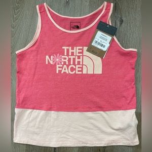 Nwt The North Face Girls Tri-Blend Tank Top pink